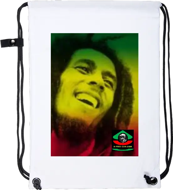  Berhane Selassie Bob Marley V1 By A Freecancom Drawstring Backpack Bob Marley Png Bob Marley Png