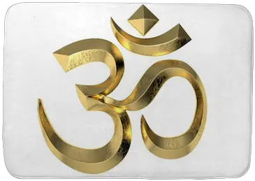  Bath Mat Hindu Om Icon 3d Isolated Pixersus Png Icon Color 3d