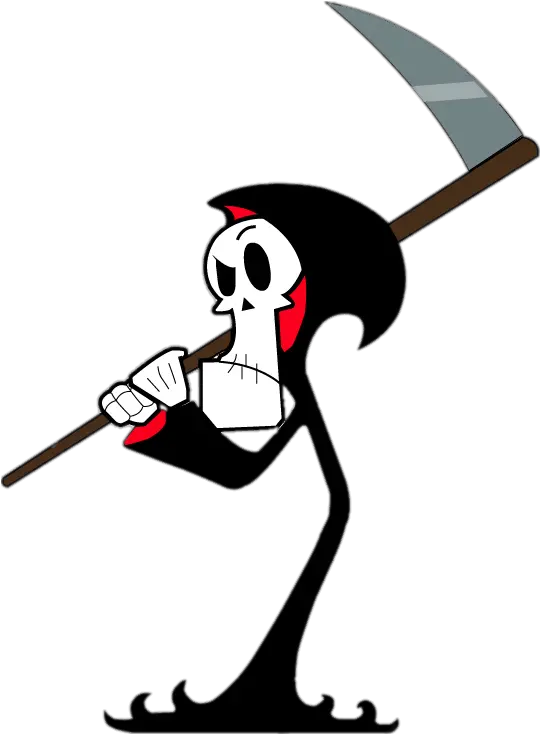  Grim Reaper Holding Scythe Png Image Billy And Mandy Reaper Scythe Png