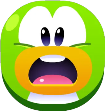  Emojis Club Penguin Emote Neutral Png Shocked Emoji Png