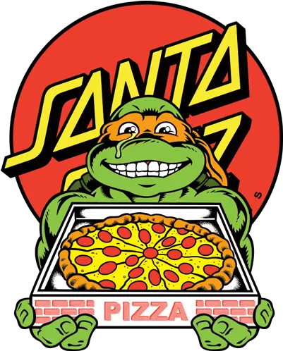  Teenage Mutant Ninja Turtles X Santa Santa Cruz Ninja Turtles Png Ninja Turtle Logo