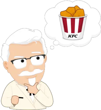  Kfc Stickers Colonel Sander Sticker Ios Australia Png Kfc Colonel Icon