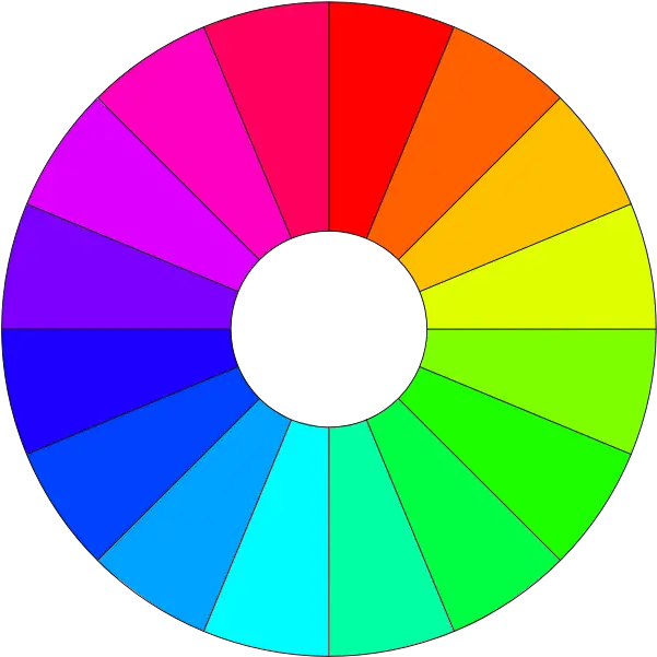  Color Wheel With Gradient Paleta Kolorów Grafika Png Gradient Circle Png