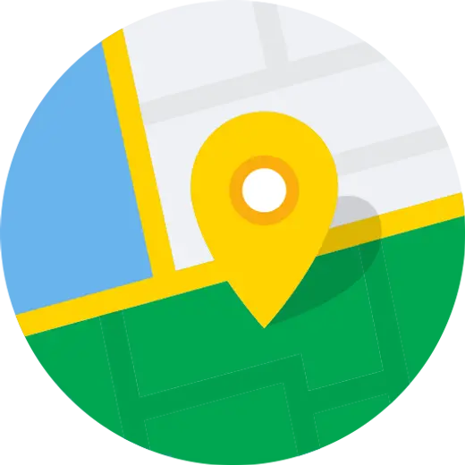  Rounded Maps Location Free Icon Of Maps Icon Circle Png Location Png