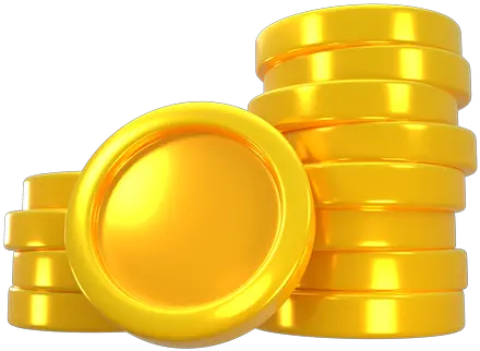  Coins Icon Download In Colored Outline Style Solid Png Coins Icon Png