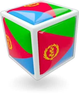  Cube Icon Illustration Of Flag Eritrea Vertical Png Cube Icon Png