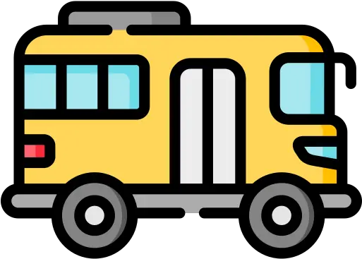  School Bus Free Transportation Icons Bus Color Icon Png Tron Icon