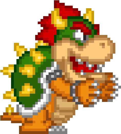  Mario Gifs Bowser Pixel No Background Png Pixel Mario Transparent