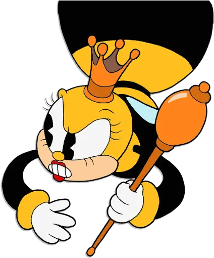  Rumor Honeybottoms La Reina Abeja De Cuphead Png Cuphead Transparent