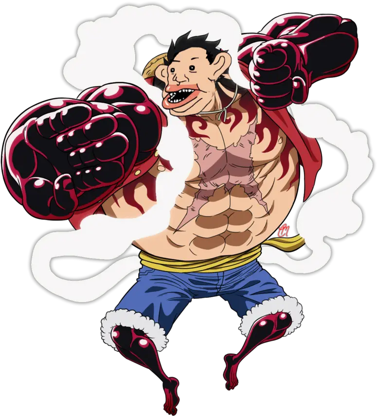  Hd Creatura Drawing Luffy Gear 4 Png Luffy Png