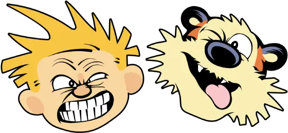  Calvin And Hobbes Cursor Happy Png Calvin And Hobbes Png