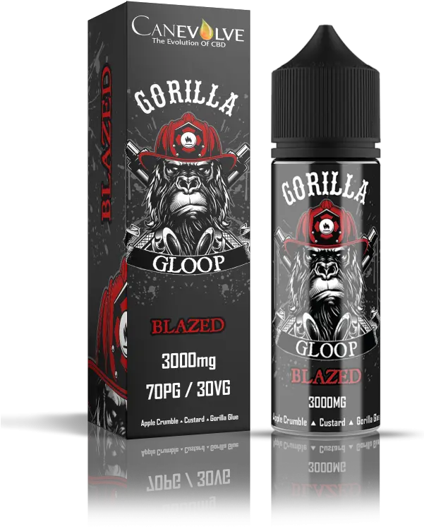  Gorilla Gloop Blazed 3000mg Png Gorilla Transparent Background