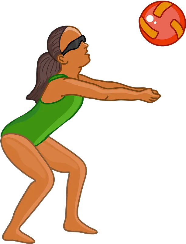  Volleyball Player Clipart Cartoon Png Volleyball Player Png