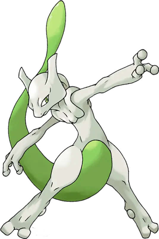  Pokemon Mewtwo Green Png Mewtwo Png