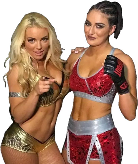  Center 31320 Mandy Rose Sonya Deville Raw Png Mickie James Png