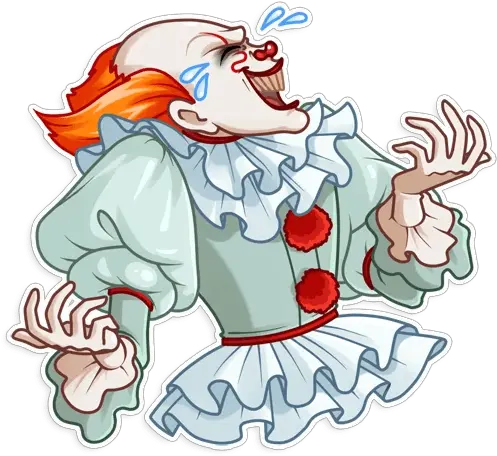  Sticker Maker Pennywise Pennywise Telegram Stickers Png Pennywise Transparent