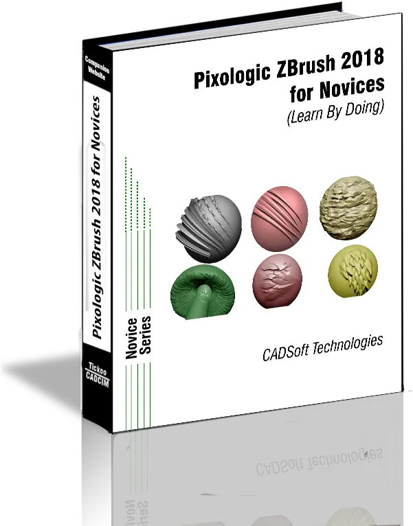  Pixologic Zbrush 2018 Book For Novices Language Png Zbrush Logo Png