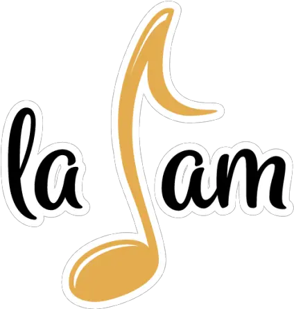  Cropped Lajamstickermpng La Jam Barcelona Calligraphy Barca Logo 512x512