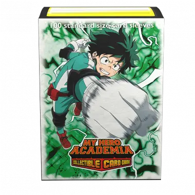  Jg100 Matte Art Deku Dragon Shield Art Sleeves Hero Academia Png Izuku Icon