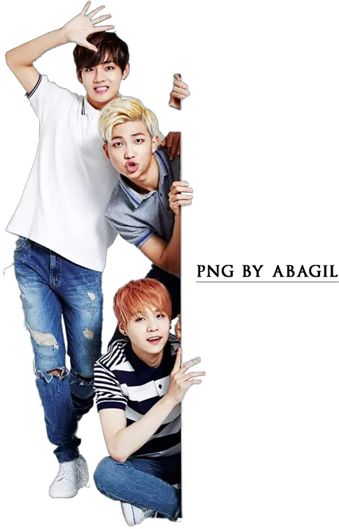  Bts V Rap Monster And Suga Render Png Bts Png Rap Monster Png