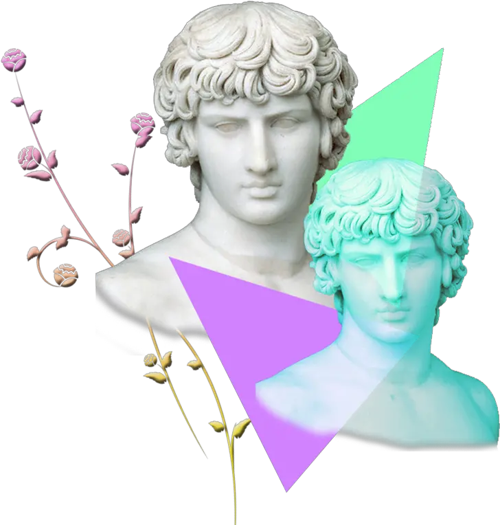  Statue Sticker Vaporwave Statue Png Vaporwave Statue Png