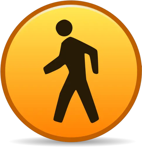  Walking Icon Public Domain Vectors Street Pedestrian Crossing Sign Png Walking Icon Png