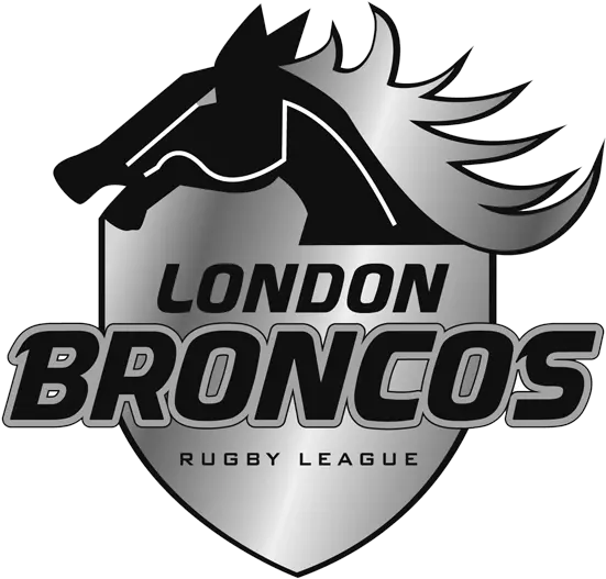  London Broncosrlonwhitehires Bigplus Productionsbigplus Stallion Png Broncos Logo Png