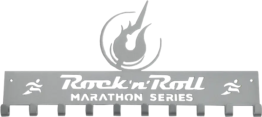  Rock N Roll Marathon Logo Hook Automotive Decal Png Rock And Roll Hall Of Fame Logo