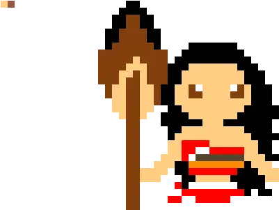  Pixel Art Cartoon Characters Png Image Moana Pixel Moana Characters Png