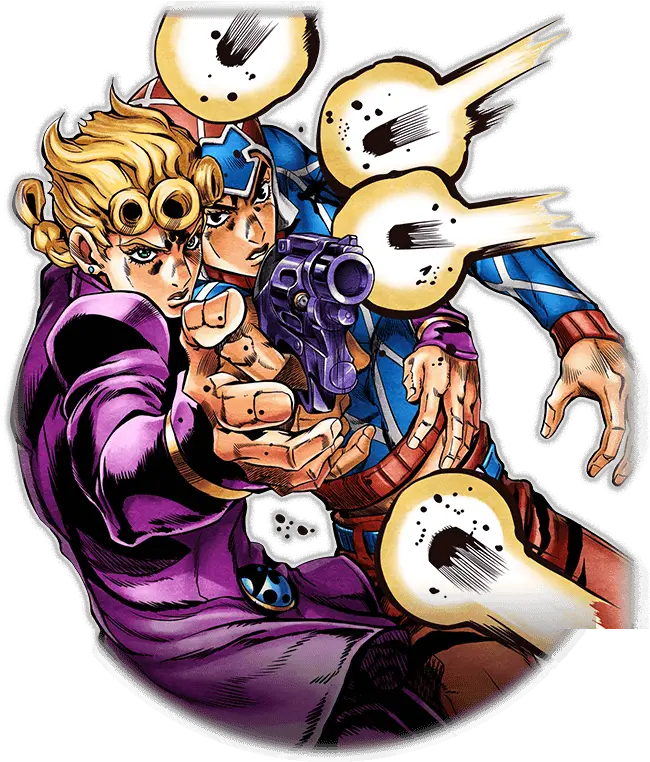  Giorno Giovanna And Guido Mista Giorno Giovanna Guido Mista Png Giorno Png