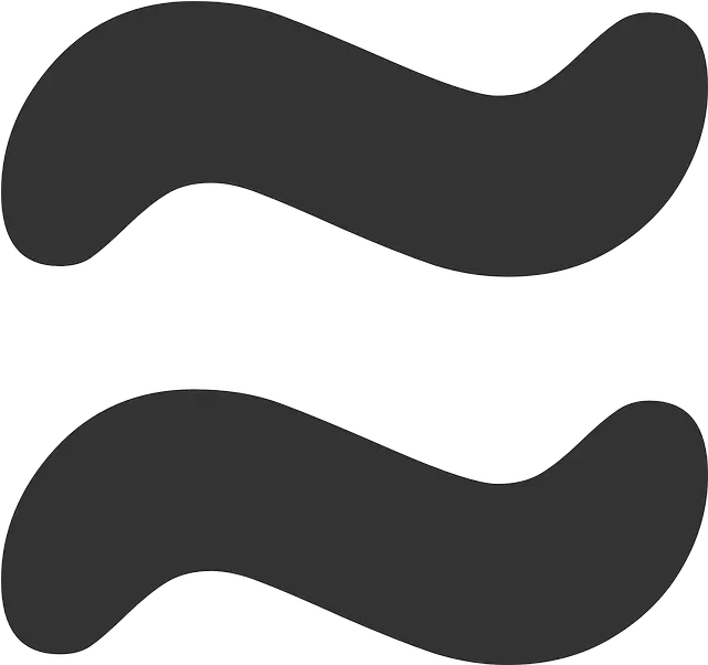  Action Equals Equal Free Vector Graphic On Pixabay Two Wavy Lines Symbol Png Squiggly Line Png