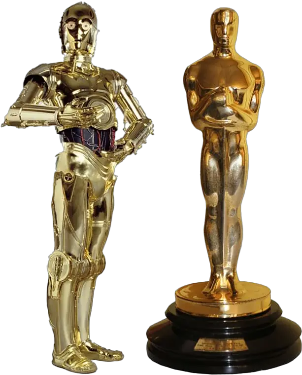  Academy Award Statue Png Image Gold Guy From Star Wars Trophy Transparent Background