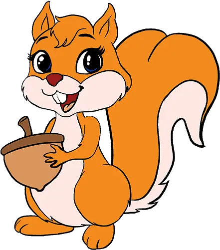  Cartoon Squirrel Png 2 Image Drawing Of Squirrel With Colour Squirrel Transparent Background