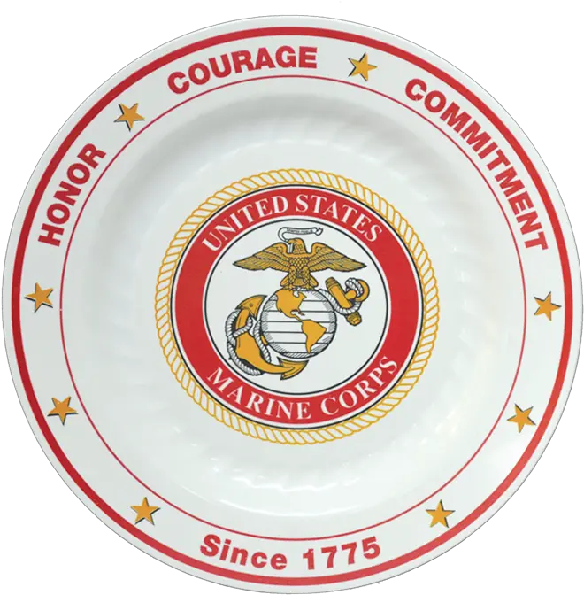  Usmc Emblem Plastic Dinner Plates Federal Labor Relations Authority Png Dinner Plate Png