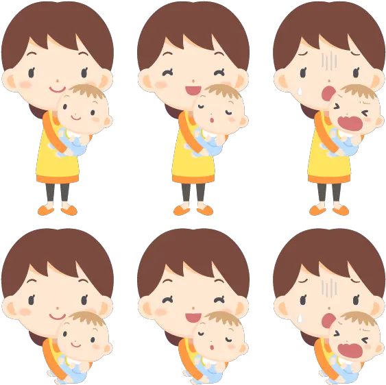  Baby With Different Emotions Free Png Hug