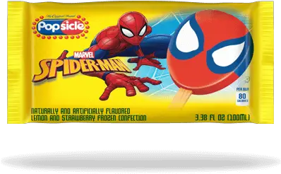  Popsicle Spider Man Bars Spiderman Ice Cream Popsicle Png Spiderman Transparent