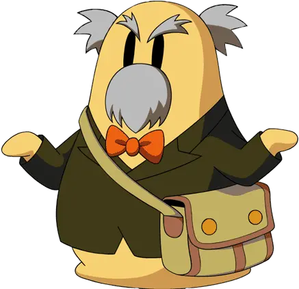  Kirby Professor Curio Transparent Png Stickpng Professor Curio Kirby Face Png