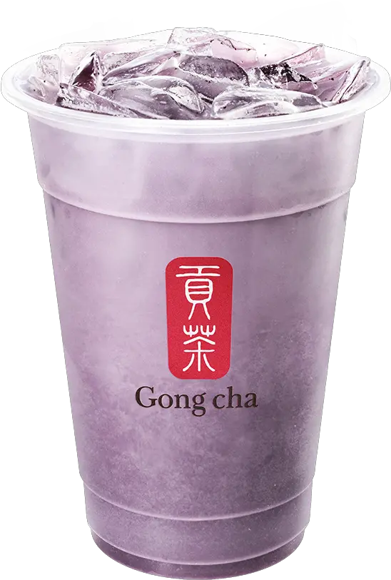  Purple Sweet Potato Milk Tea Gong Cha Png Bubble Tea Png