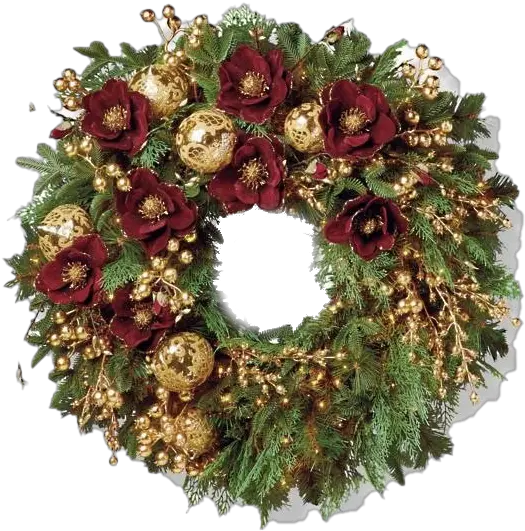  Christmas Wreath Png File Mart Midsommarkrans Holiday Wreath Png