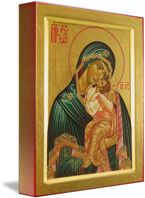  Mother Of God Tenderness By Alexander Schelechow Prophet Png Mother Of God Icon