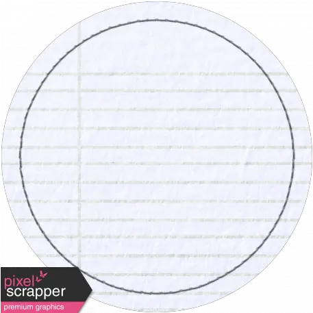  Notebook Paper Circle With Stitching Graphic By Marisa Lerin Dot Png Notebook Paper Transparent Background