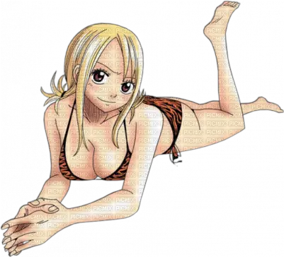  Lucy Heartfilia Fairy Tail Picmix Hinh Nen Fairy Tail Lucy Sexy Png Lucy Heartfilia Transparent