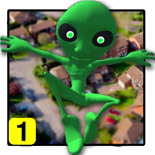  Green Alien 3d Simulator U2013 Apps No Google Play Cartoon Png Dame Tu Cosita Png