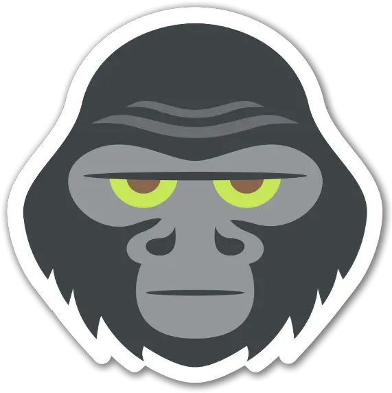  Cartoon Gorilla Face Clipart Gorilla Face Cartoon Png Gorilla Cartoon Png