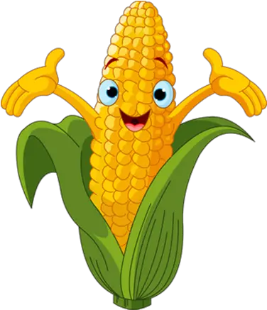  Download Vegetable Cartoon Drawing Clip Art Corn Cob Png Corn Roast Corn Transparent