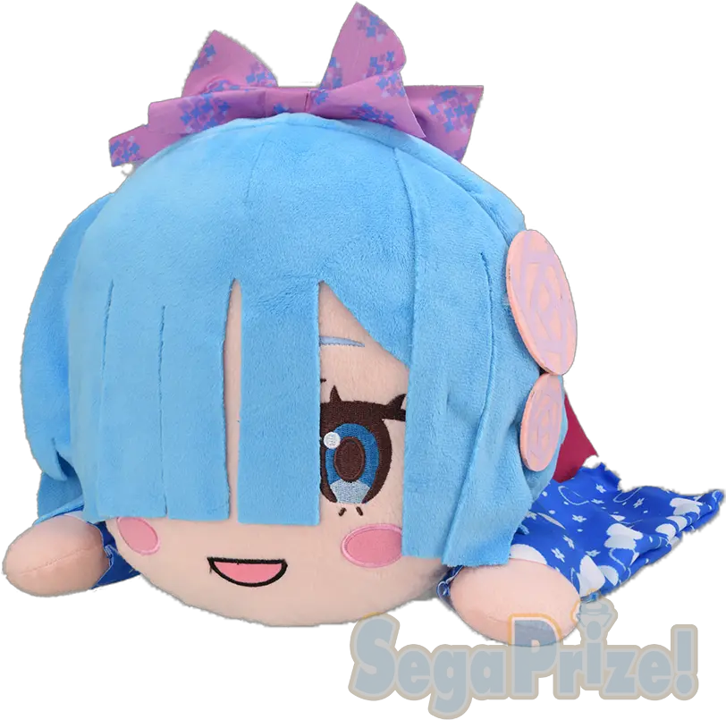  Rezero Jumbo Nesoberi Rem Nagomi Style Ver 40cm Lying Down Rem Plush Png Rem Re Zero Png