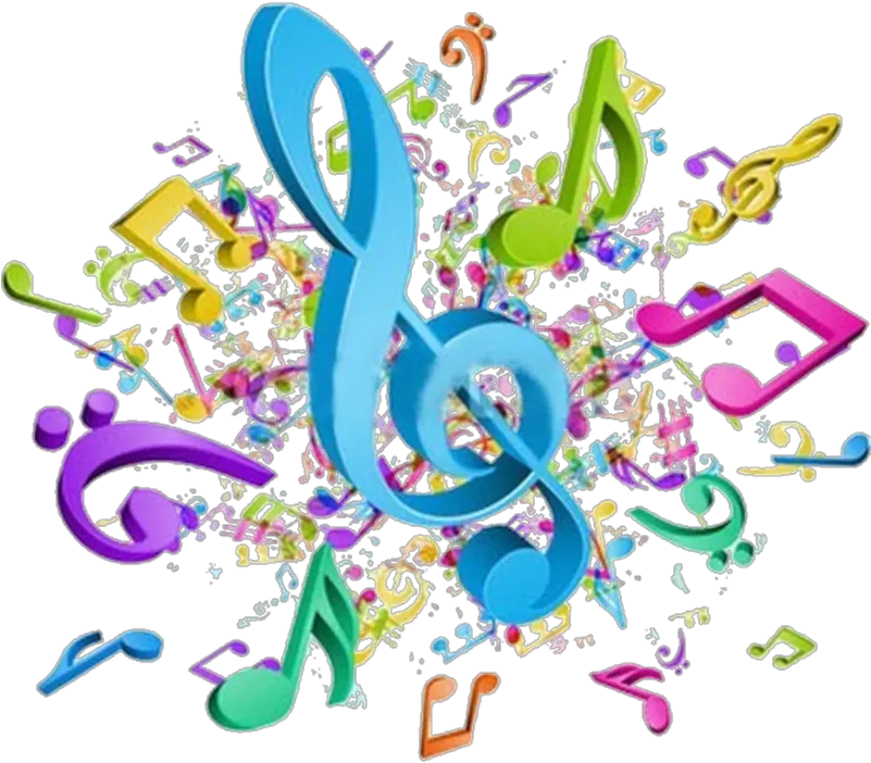  Colorful Musical Notes In 2020 Music Wall Art Come Join The Choir Png Colorful Musical Notes Png