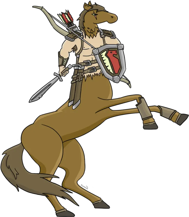  Half Centaur U2013 Wibbles Cartoon Png Centaur Png