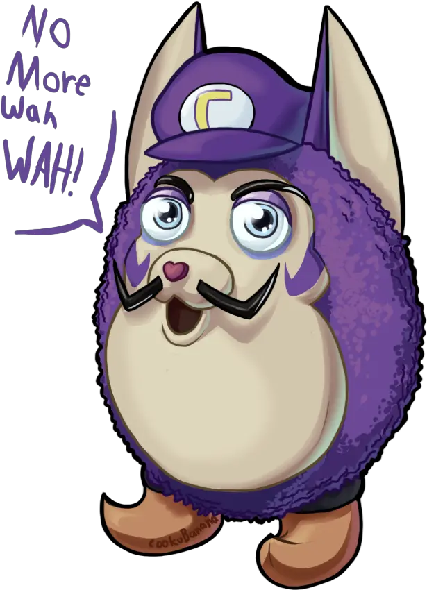  Download Tattletail Waluigi Hd Png Cartoon Waluigi Png