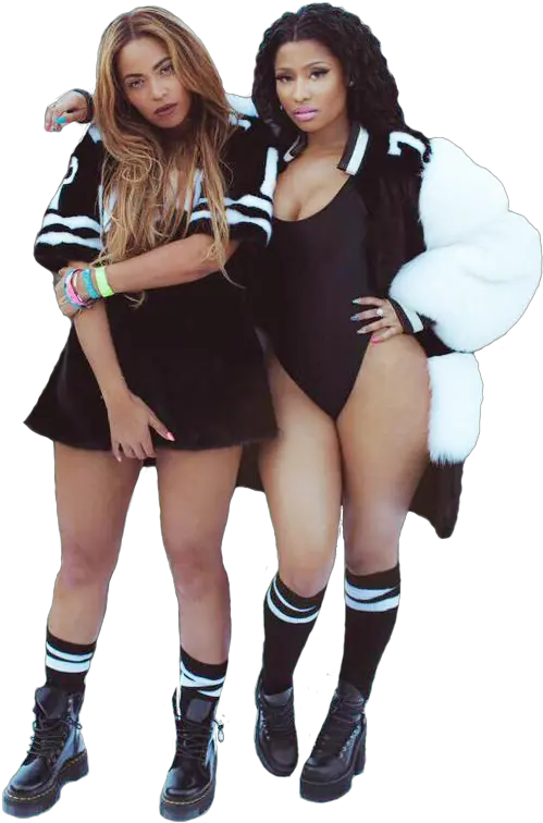  Beyonce And Nicki Minaj Feeling Myself Nicki Minaj And Beyonce Png Beyonce Transparent Background